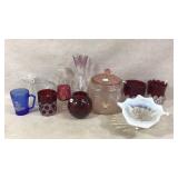 Northwood EAPG Candy Dish,Anchor Hocking Manhattan