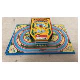 Mid-Century Tin Magic Tunnel Toy, Made in Japan