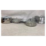 Stainless Steel Cookware Set with Lids