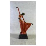 After Chiparus a bronze Elegant Dancer