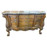 AICO Michael Amini Carved Buffet Sideboard Table