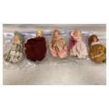 5 Miniature dolls