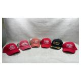 6 trump hats