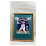 Carlos baerga autographed 8x10 framed photo w/ COA