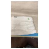 Ugg White Ribbed Bath Mat