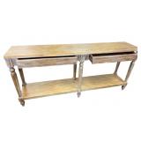 Everett Foyer /Entry Table Weathered Sofa Table