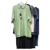 8 Mens Designer Golf Collared Shirts