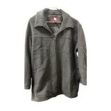 Menï¿½s MERONA Grey Wool Zip up Coat /Jacket