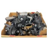 Harley-Davidson black fairing-mount motorcycle