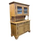 French Country Euro Pine Hutch