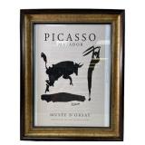 exhibition poster featuring Pablo Picasso