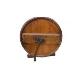 late 1800s Wood Barrel Hand Crank Butter Churn