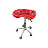 Adjustable Rolling Tractor Seat(plastic) Stool