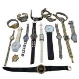 Group Of Various Menï¿½s & Womanï¿½s Wrist Watches