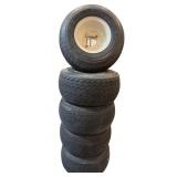 HOLE N 1 18x8.50-8 Golf Cart Tires Set of 5 with
