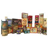 Vintage Lg Collection of Tins Some sealed