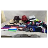 Hats and socks and headbands