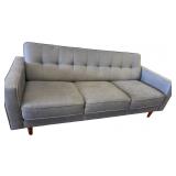 Modern Tufted Gray Sofa