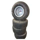 4 KENDRA 18x8.50R8 Golf Cart Tires and rims