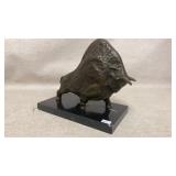 European Bronze Bison, 9x5x8