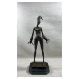 Salvador Dali Steampunk Nude Female Bronze