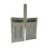 Fireplace Mantel Repurposed Wooden Door Panels w