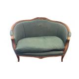 Antique Curved Settee