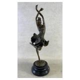 After Milo a Bronze Ballet Dancer Statue