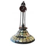 Tiffany Style Stained Glass Chandelier