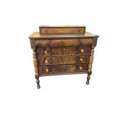 Early 19th Century Antique American Empire Flame