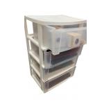 Rolling Prganizer with Light bulbs and Art