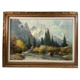 Robert Wood (1889-1979) "SNAKE RIVER" Canvas Print