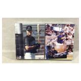 Signed baseball photos no coas