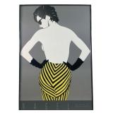 Patrick Nagel "Untitled #103" Art Poster Framed