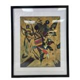 John Miro Framed Print On Canvas
