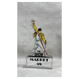 acrylic display figure of Freddie Mercury