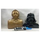 vintage Kenner Star Wars Darth Vader and C-3PO