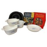 1963, 1971 Cookbooks, Corning Ware Blue