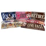 Vanity Plates ELVIS, Lucy, MARILYN MONROE, James