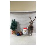 Christmas Decor Bundle with Santa, Tree, Reindeer