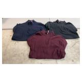 Three Tommy Hilfiger XXL Half-Zip Sweaters