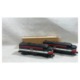 2 Lionel Postwar 209 New Haven Alco AA diesel