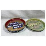 vintage Blatz Milwaukee Beer advertising tray,
