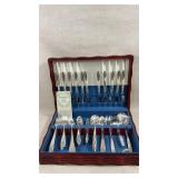 1847 Rogers Bros. silverplate flatware set