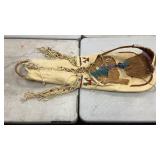 Large Native American Beaded Cradleboard