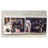 Football and baseball signed photos no coas