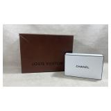 Louis Vuitton, Chanel boxes