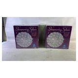 2 Shimmering Sphere Starlight Sphere in Boxes