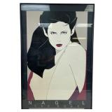 Patrick Nagel "The Book" lithograph poster