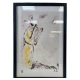 Marc Chagall "Song of the Bow" Print On Canvas